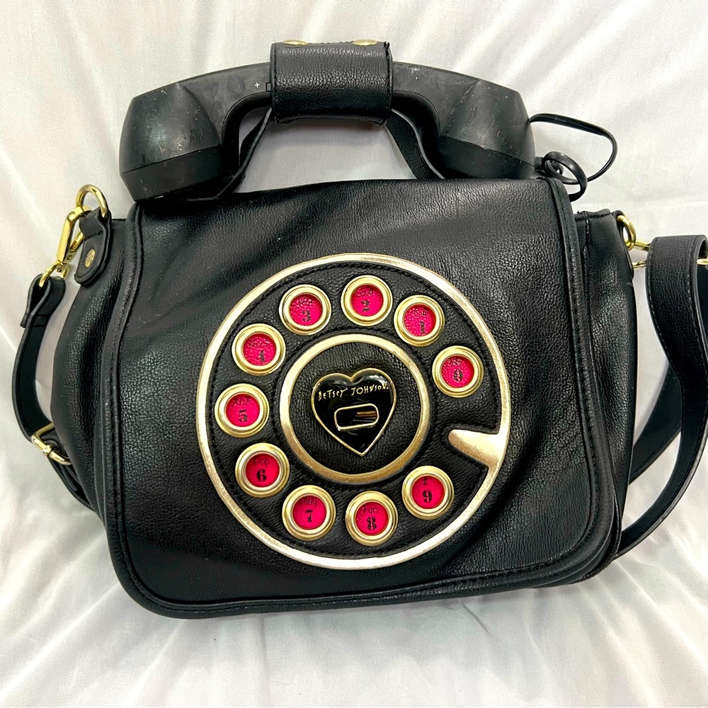 Betsey Johnson Women's Telephone Crossbody Handbag